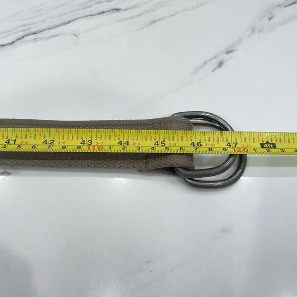 Men's Military Green Fabric Belt Adjustable - Picture 3 of 4